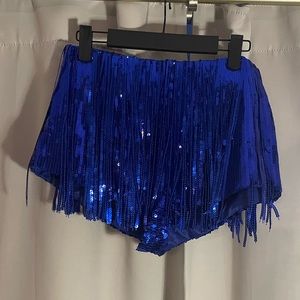 Tassel Sequin Shorts